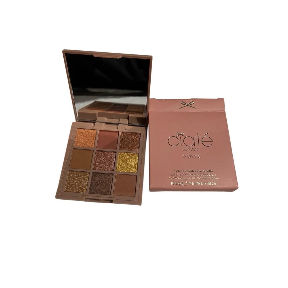 Ciaté London Bronzed‎ Eyeshadow Palette - 9-Pan Full Size BNIB Vegan MSRP $24